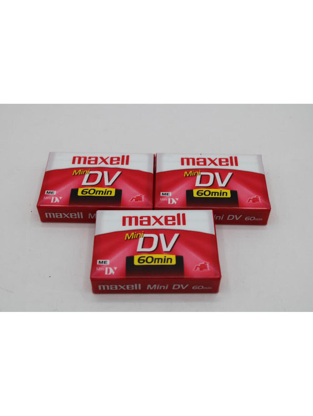 NEW SEALED Maxell Mini DV 60min Digital Video Cassette Tape - 3 Pack